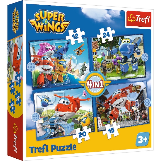 Imagine PUZZLE TREFL 4IN1 O ECHIPA EXTRAORDINARA