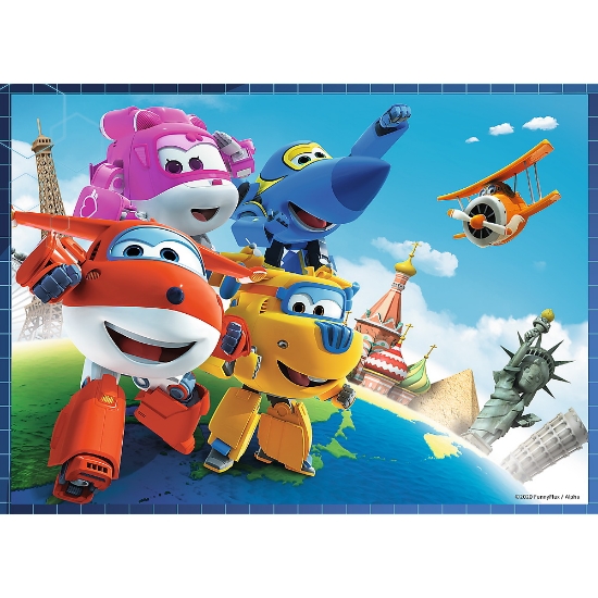 Imagine PUZZLE TREFL 4IN1 O ECHIPA EXTRAORDINARA