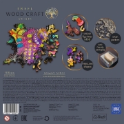 Imagine PUZZLE TREFL DIN LEMN 1000 PIESE PISICUTA COLORATA