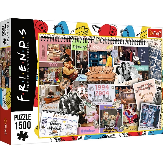 Imagine PUZZLE TREFL 1500 FRIENDS PAGINI DIN CALENDAR