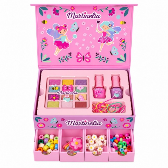 Imagine MARTINELIA FAIRY THINGS TRUSA COMPLETA MACHIAJ IN CUTIE CU 2 COMPARTIMENTE 