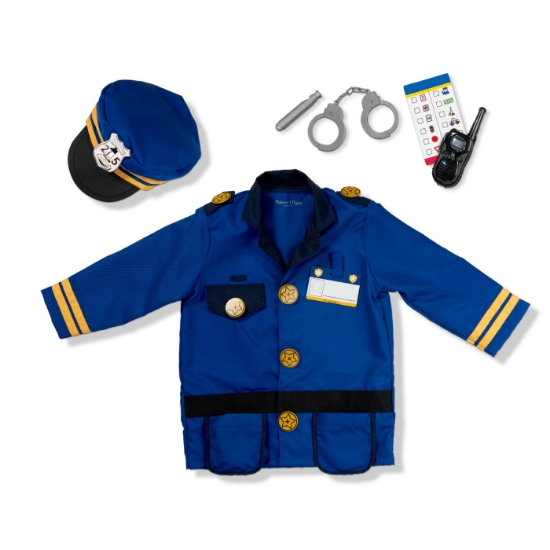 Imagine MELISSA AND DOUG COSTUM POLITIST